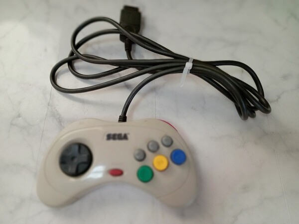 K4350 SEGA HSS-0101 SEGA SATURN用ゲームコントローラ セガ・サターン/コントローラ/SS 動作未確認 現状品 JUNK 送料無料