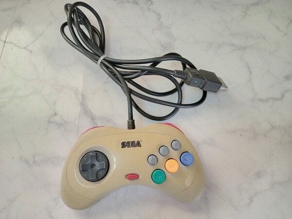 K4353 SEGA HSS-0101 SEGA SATURN用ゲームコントローラ セガ・サターン/コントローラ/SS 動作未確認 現状品 JUNK 送料無料