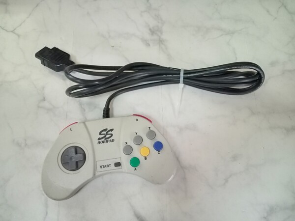 K4365 SEGA HORIPAD SS HSS-11セガサターン ゲームコントローラ /コントロールパット/SS 動作未確認 現状品 JUNK 送料無料