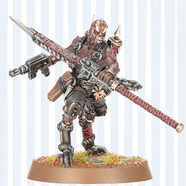 【未組立品】WARHAMMER/ウォーハンマー/ゴアモンガー/フリーミニチュア/ピンバッジセット