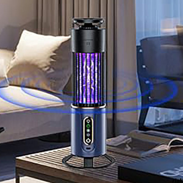 【コードレスだから、どこでも気軽に使える電撃殺虫器】 充電式蚊取り器 LED照明付き UV光誘引 USB充電式 アウトドア