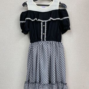 ♪ 送料無料 アクシーズ axes femme kids ワンピース 140cm(LL) 洗える 1回使用 美品