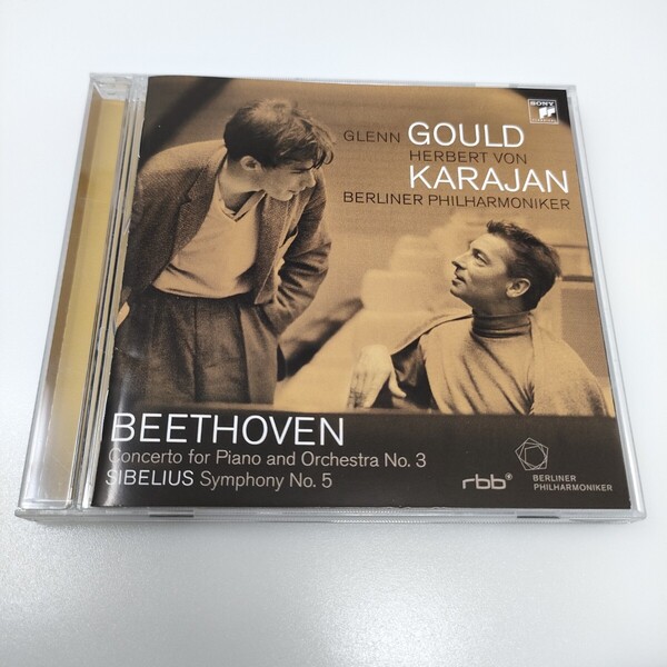 国内盤 CD コンサート・イン・ベルリン1957~ベートーヴェン;ピアノ協奏曲第3番/シベリウス;交響曲第5番 グールド / カラヤン DYCC10147