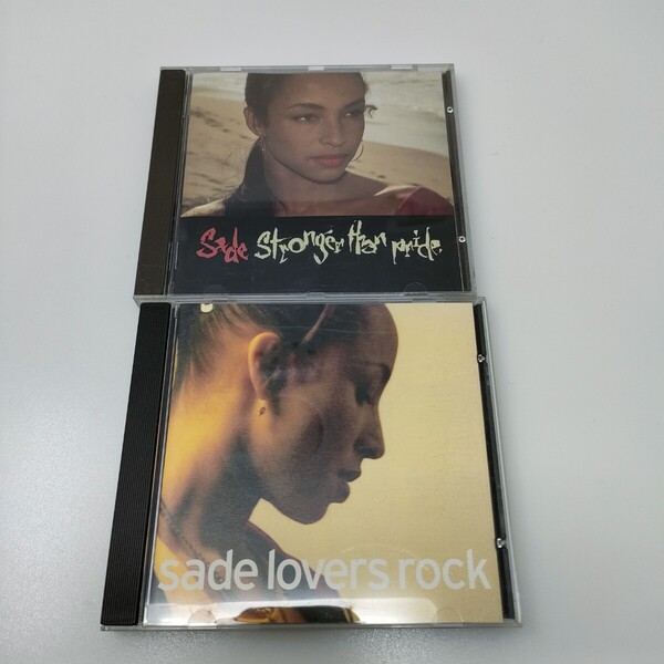 輸入盤 CD 2枚セット SADE シャーデー / lovers rock ラヴァーズ・ロック / stronger than pride ストロンガーザンプライド 送料込み
