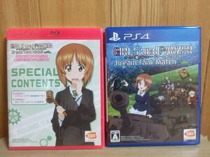 PS4 ガールズ&パンツァー ドリームタンクマッチ 限定版特典スペシャルコンテンツBlu-ray付き 特典は未開封 即決有り