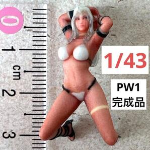 完成品 1/43 PW1 フィギュア ミニカーに 1/64より大 ジオラマに