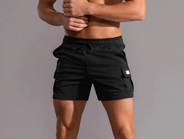 カーゴパンツ 少し短めのショートパンツ タグL(71日本人サイズM相当)未使用