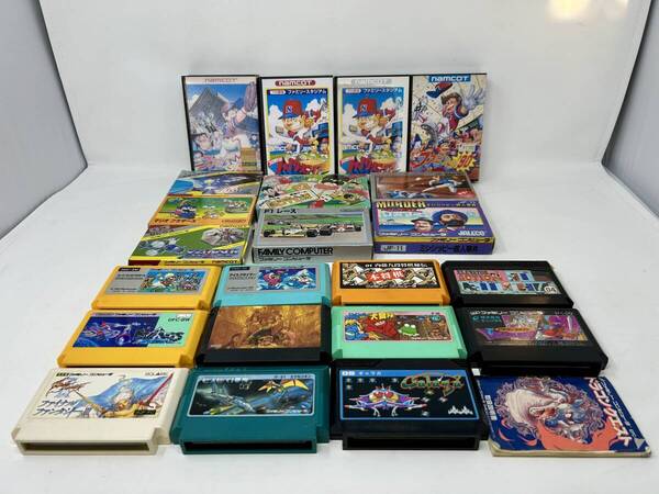 送料無料 ★ ファミコンソフト まとめて Nintendo 任天堂 元箱 説明書 ファミコンカセット FC ゲーム マリオ ファミスタ ゼビウス ギャラガ