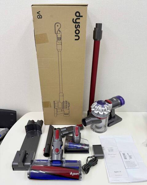 展示品 ★ Dyson ダイソン V8 オリジン コードレスクリーナー SV25 RD2 付属品完品 サイクロン 掃除機 ハンディクリーナー Origin