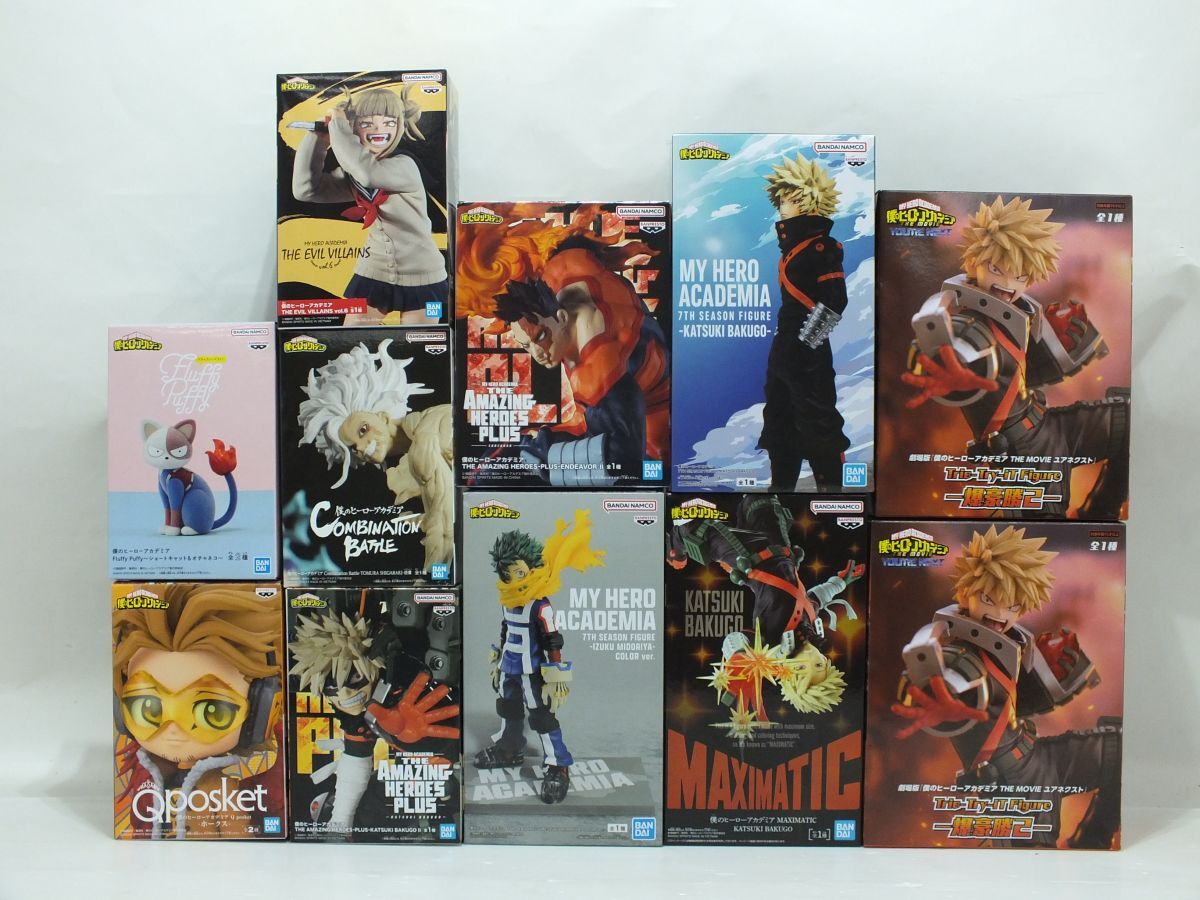 未開封品❗ヒロアカ　フィギア　まとめ売り　 合計33点 Amazon | ジャンプ WJ33号 応募者全員サービス ヒロアカ