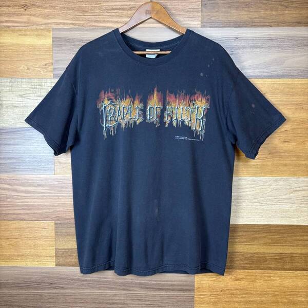 CRADLE OF FILTH クレイドル オブ フィルス T-sh ブラックメタル ロック バンド Tシャツ サイズ メンズ L ストリート 古着 r25062728