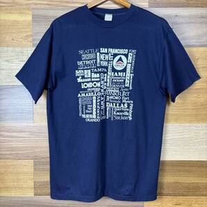 USA製 80s DELTA AIRLINES デルタ航空 T-sh 企業 Tシャツ サイズ メンズ L シングルステッチ アメリカ製 80年代 VINTAGE 古着 r25062792