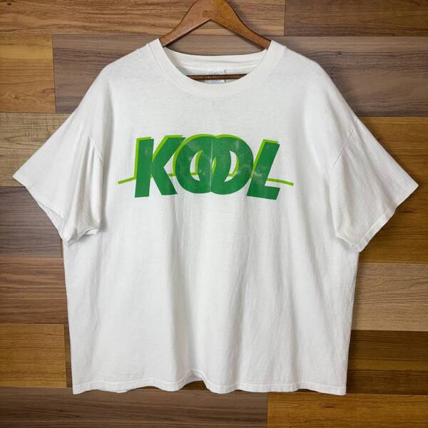 USA製 80s KOOL タバコ ロゴ プリント T-sh 企業 Tシャツ サイズ メンズ XL シングルステッチ アメリカ製 80年代 VINTAGE 古着 r25070834