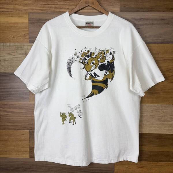 USA製 90s 両面プリント T-sh Tシャツ サイズ メンズ XL シングルステッチ アメリカ製 90年代 VINTAGE ビンテージ アメカジ 古着 r25070844