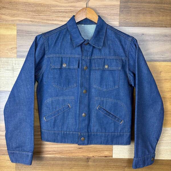 60s~70s Unknown 耳付き デニム ジャケット サイズ メンズ XS位 60年代 70年代 VINTAGE ビンテージ ヴィンテージ アメカジ 古着 r25070889