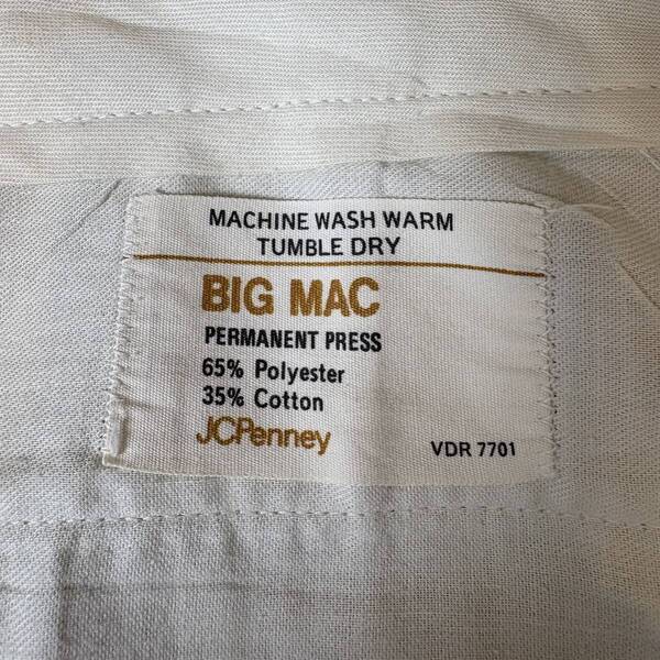 70s BIG MAC ビッグマック ワーク パンツ サイズ メンズ XL位 70年代 VINTAGE ビンテージ ヴィンテージ ストリート アメカジ古着 r25071712