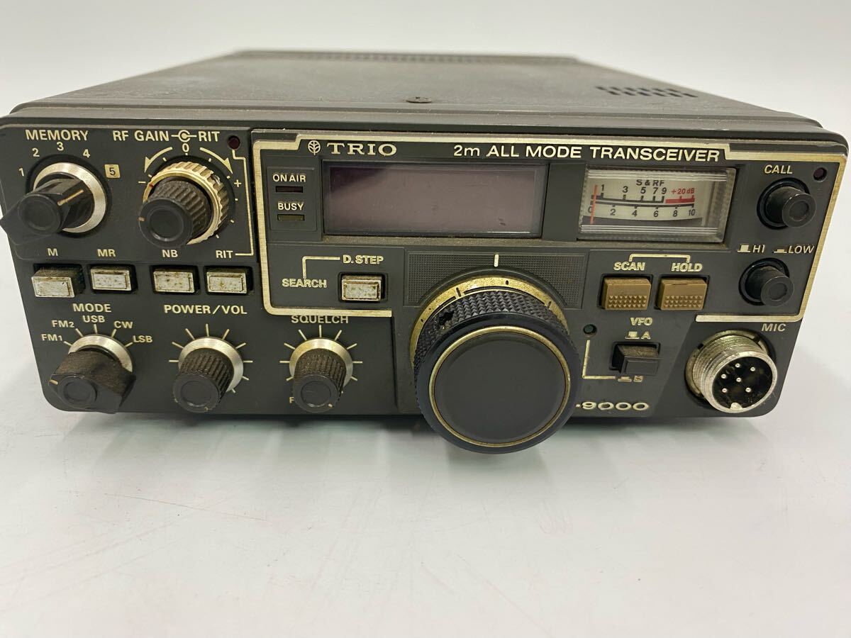 80's TRIO 2m ALL MODEトランシ−バ−TR-9000ジャンク品 Yahoo!オークション -「trio tr-9000」(アマチュア無線) の落札