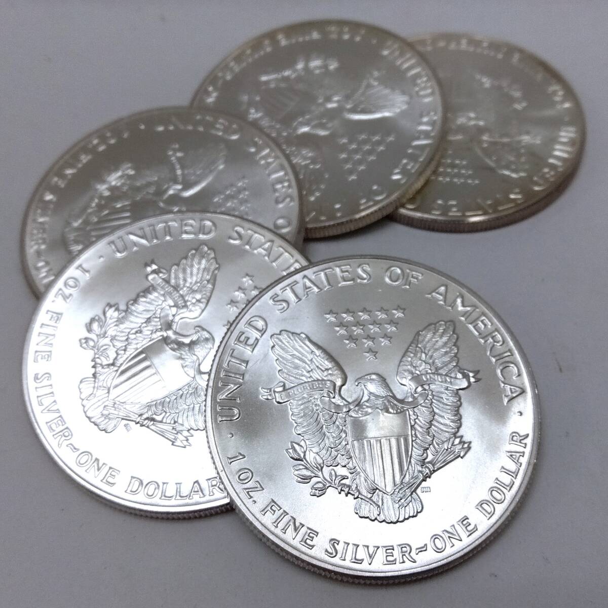 1986年 アメリカ合衆国 1オンス銀貨 未使用 Yahoo!オークション -「イーグル銀貨 1986」の落札相場・落札価格