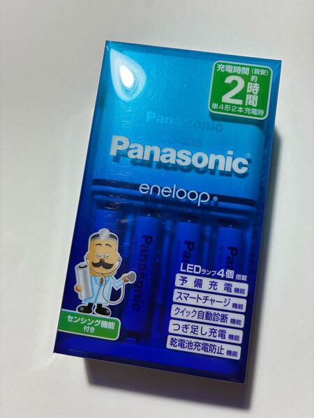 パナソニック エネループ 充電器セット 単4形充電池 4本付き