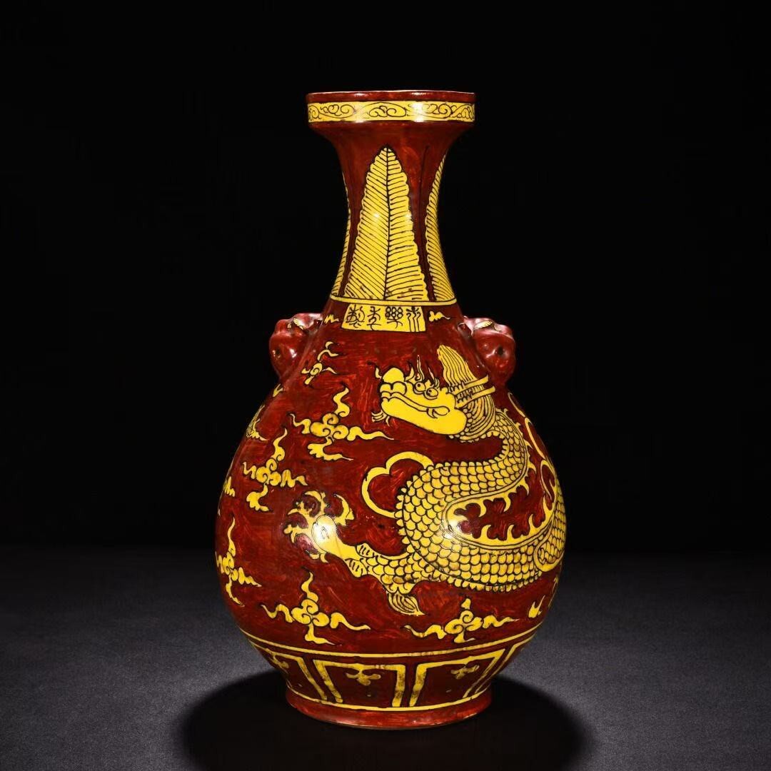 瑯彩玉壺春瓶 工芸品 陶磁器 装飾品 花瓶 花器 美品 美術品 置物 陶芸 Yahoo!オークション -「玉壺春瓶」(陶芸) (工芸品)の落札相場