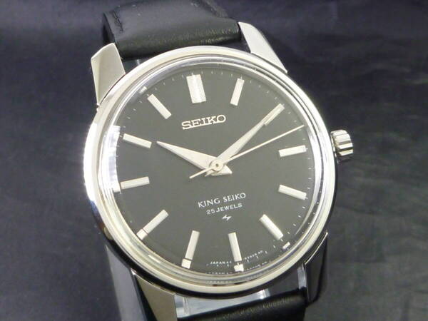 King Seiko/キングセイコー KS セカンドモデル Ref.44999 Cal.44A ブラック 手巻 オーバーホール/新品仕上済 1965年製造