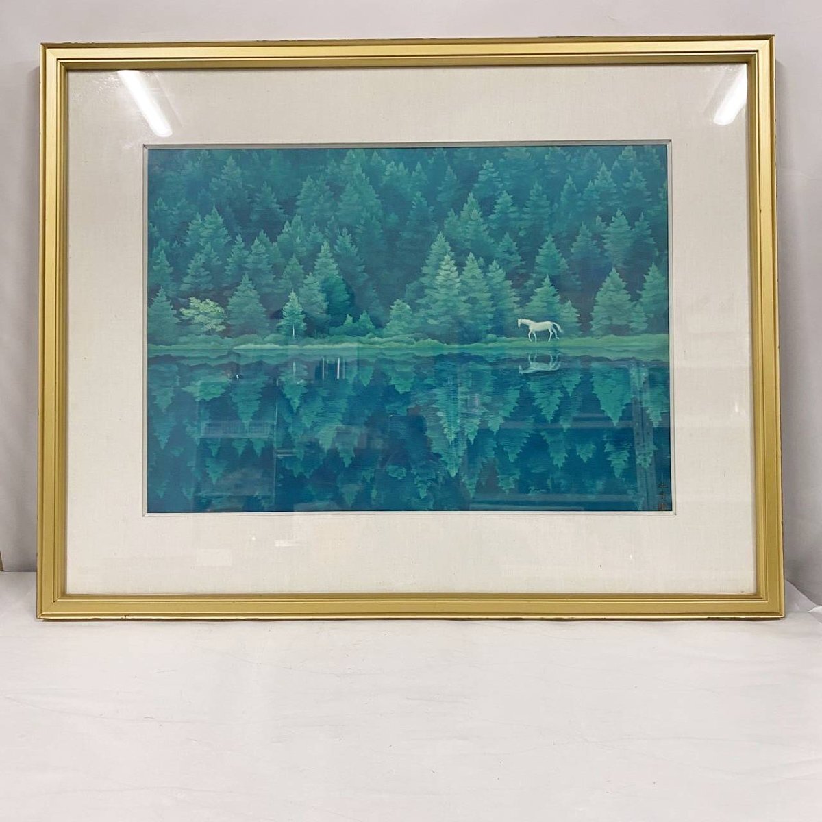 東山 魁夷 、【彩林】、希少画集画、新品高級額・額装付、状態良好 2025年最新】Yahoo!オークション -東山魁夷 絵画(油彩)の中古品