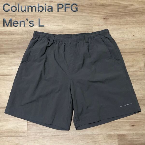 【送料無料】洗濯済みColumbia PFG水着スイムウェア グレー メンズLサイズ コロンビアショートパンツショーツボトムスアウトドア