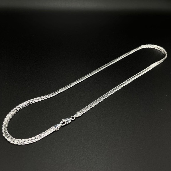 喜平 ネックレス 50cm シルバー925 チェーン 幅広 メンズ レディース