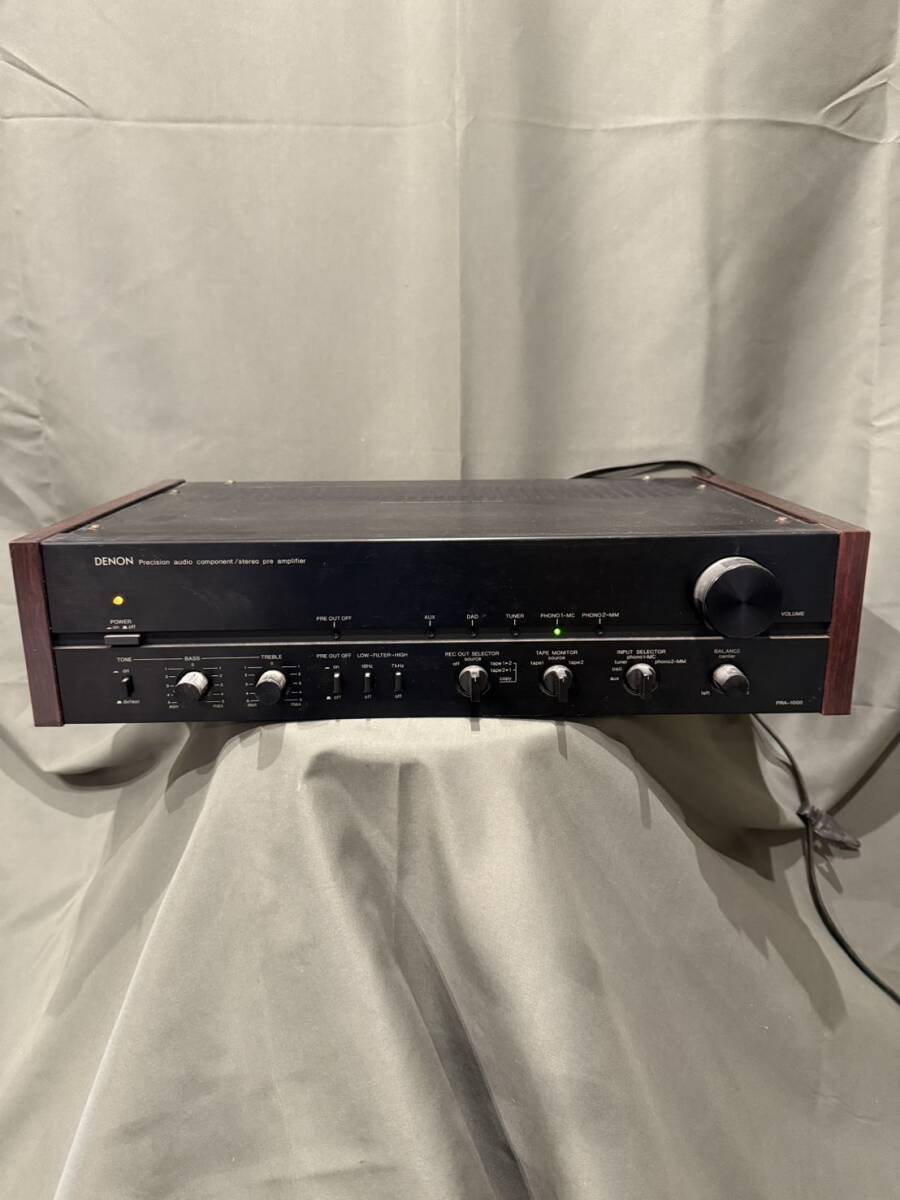 DENON PRA-1000 プリメインアンプ【ジャンク】 Yahoo!オークション -「denon pra1000」の落札相場・落札価格