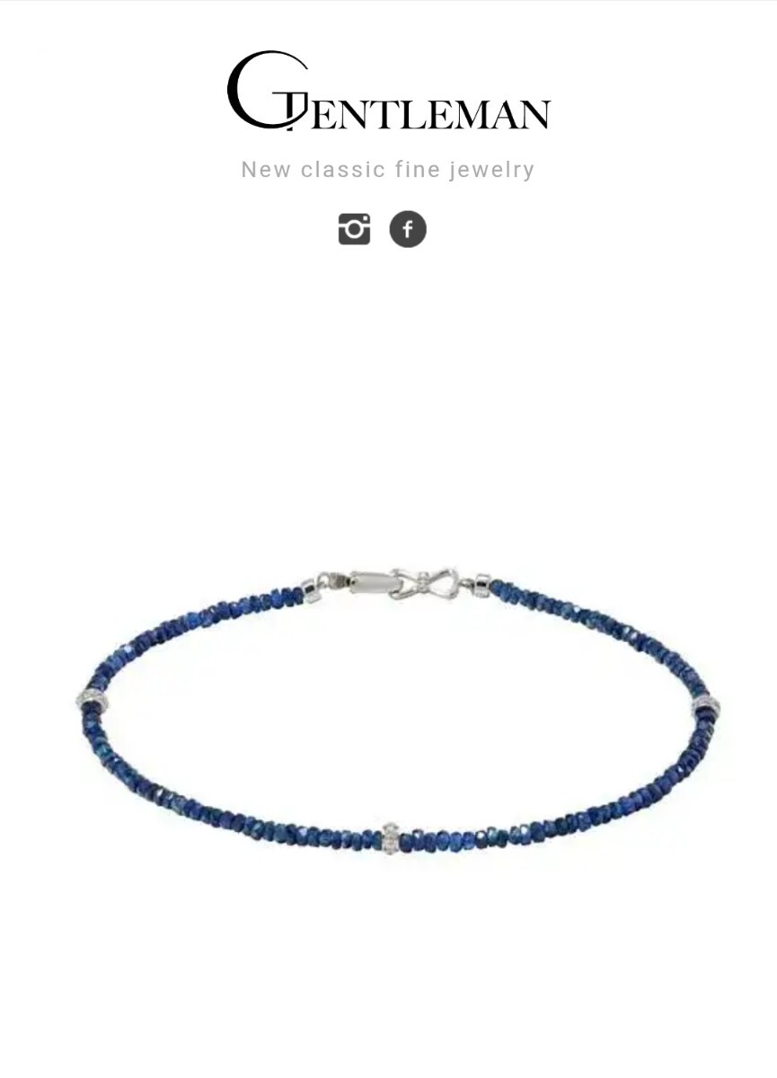 k18WG サファイアダイヤブレスレット未使用 K18/K18WG ピンクサファイヤ×ダイヤモンドのブレスレット 美品