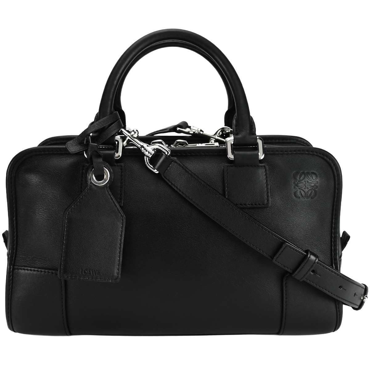 ロエベ ハンドバッグ ショルダー 2way ロック金具 アナグラム レザー 黒 2025年最新】Yahoo!オークション -ロエベloewe アナグラム 2way