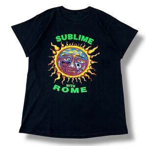 Sublime(サブライム) 2020ライブツアー 両面プリント バンドTシャツ 実寸:L ロックバンド バンT 半袖Tシャツ 古着