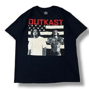 OUTKAST(アウトキャスト) グラフィックロゴ ラップTシャツ XL アンドレ3000 ビックボーイ オフィシャル当時物 半袖Tシャツ 古着
