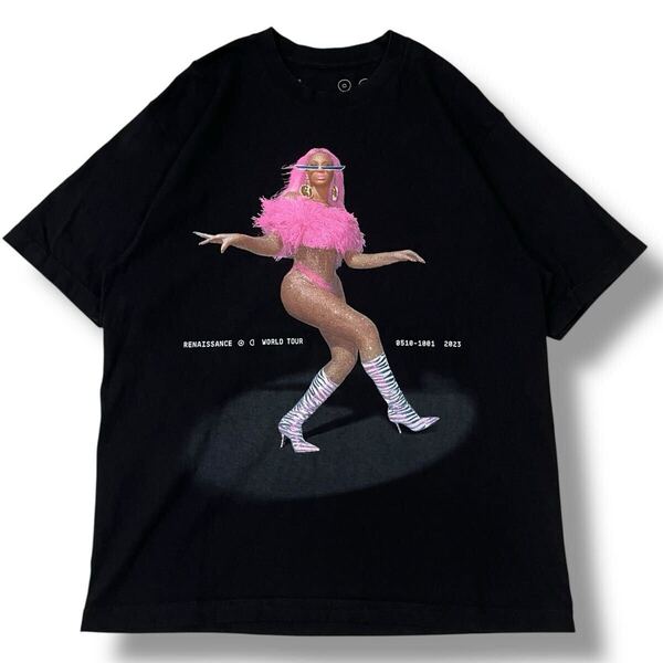 Beyonc(ビヨンセ) 2023 RENAISSANCE WORLD TOUR 公式 バンドTシャツ L オフィシャル当時物 半袖Tシャツ メキシコ製 古着