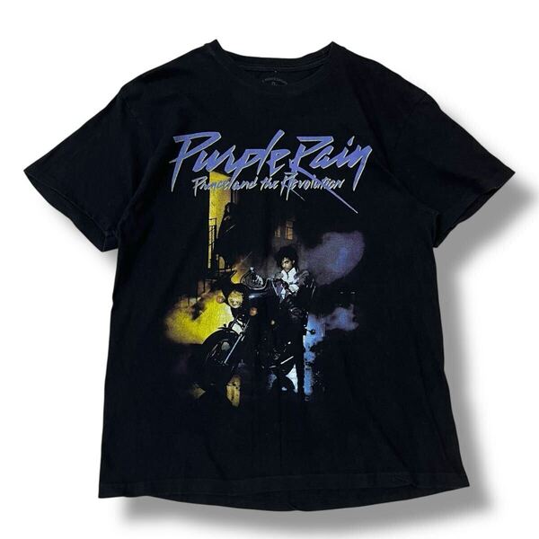 Prince(プリンス) Purple Rain 公式 バンドTシャツ M パープルレイン オフィシャル当時物 半袖Tシャツ ロックT バンT 古着