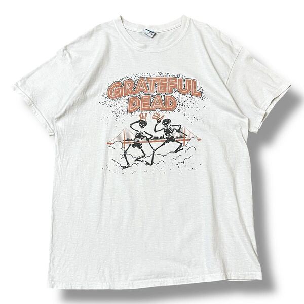 GRATEFUL DEAD(グレイトフルデッド) SUMMER TOUR 1989 公式 バンドTシャツ M JUNK FOOD サマーツアー オフィシャル当時物 半袖Tシャツ 古着