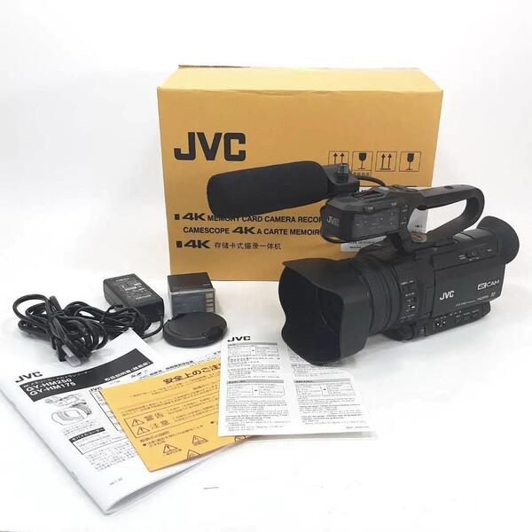 JVC 4Kメモリーカードカメラレコーダー GY-HM175(F) 箱付き