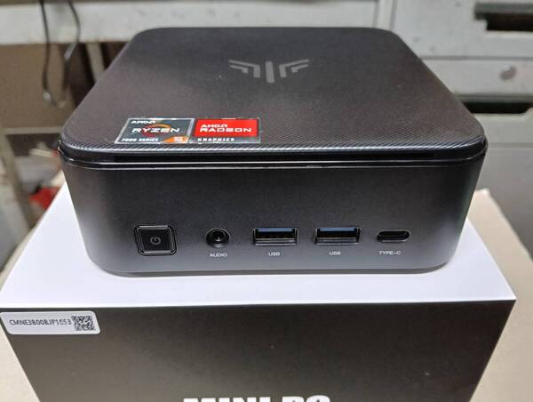 ■Nipogi E3B:ミニPC Ryzen5 7430U 16GB RAM 512GB SSD Windows11 Pro+Office2024 ほぼ未使用!