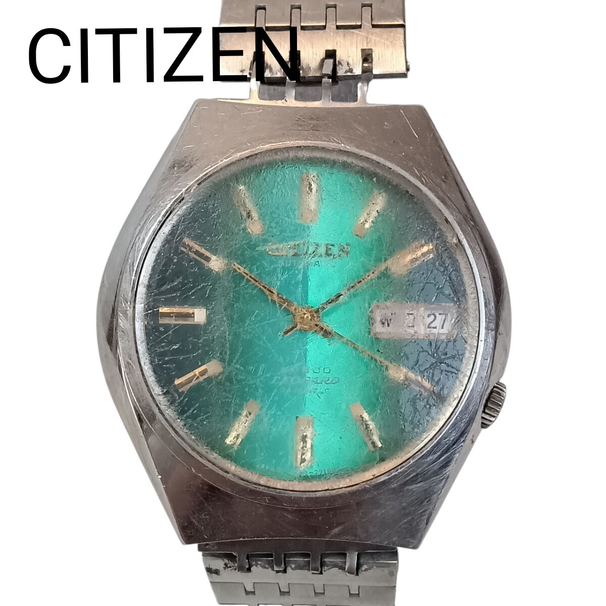 CITIZEN シチズン 自動巻き カットガラス ビンテージ メンズ腕時計 2025年最新】Yahoo!オークション -シチズン カットガラスの中古