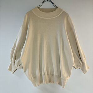 ♪ ITEMS URBAN RESEARCH アイテムズ アーバンリサーチ 『洗濯可』ソウバリボリュームスリーブニット 春 5部袖 トップス ニット