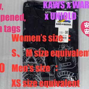 160 ☆新品☆UNIQLO×KAWS+WARHOL カウズ+ウォーホル UT③