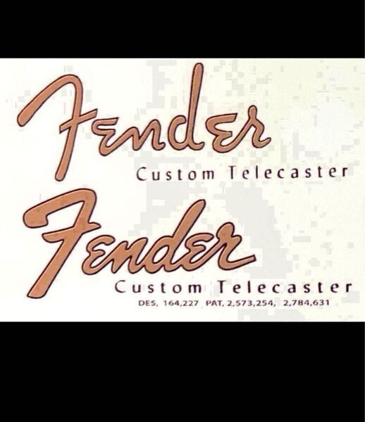 Fender フェンダー Telecaster テレキャスター用 補修シール トラジション&スパロゴデカール 在庫残りわずか TELECASTER お徳用2種類セット