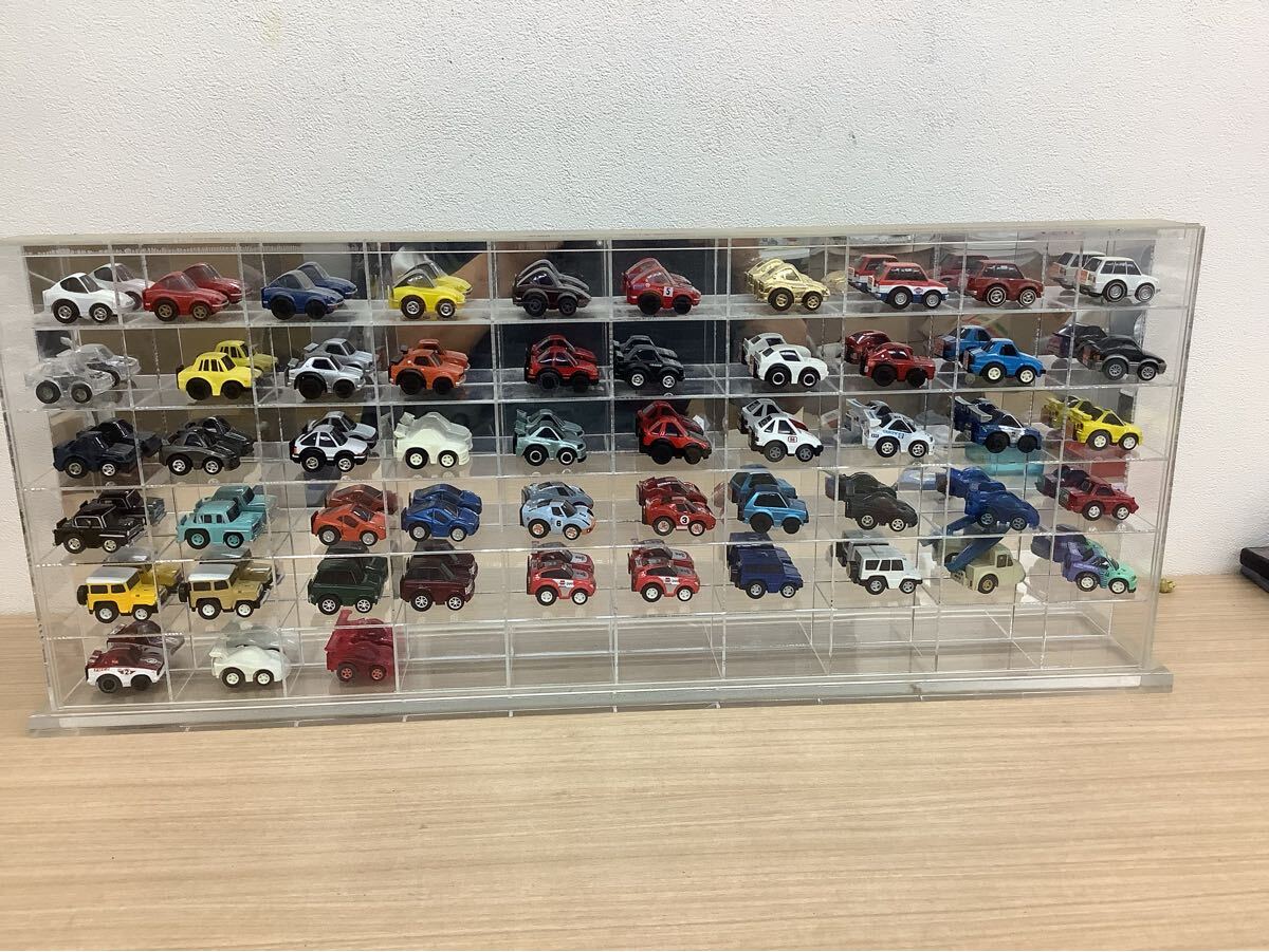 チョロQミニカーセット 50台 レースカー ディスプレイケース付き Yahoo!オークション -「ディスプレイ・ケース」(チョロQ