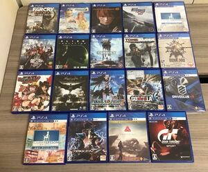 ○SG091-A8S80【埼玉発】PlayStation4ソフト19点まとめ VR専用有り ゲームソフト 鉄拳7 バイオハザード 龍が如く デッドオアアライブ6