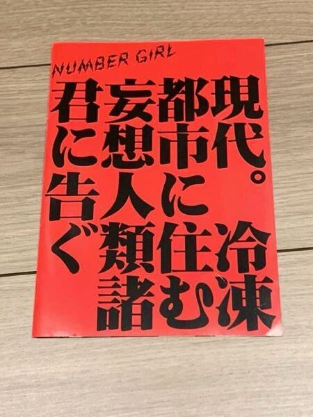 ◎送料無料【 NUMBER GIRL 】 OMOIDE IN MY HEAD 3 ~記録映像~ 三つ折りリーフレット フライヤー ★ 名作 ライブ ツアー 記念 zazen boys