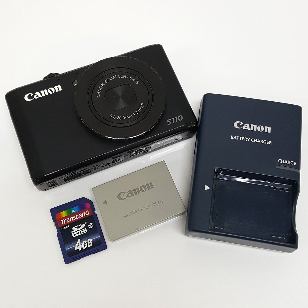 【ジャンク】Canon キヤノン PowerShot パワーショット S110 Yahoo!オークション -「canon s110 ジャンク」の落札相場・落札価格