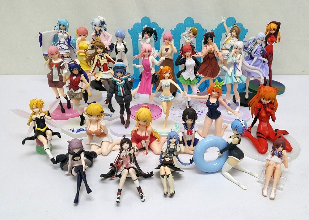 中古ジャンク プライズ 美少女 フィギュアセット 129体 まとめ売り 2025年最新】Yahoo!オークション -美少女 フィギュア ジャンクの