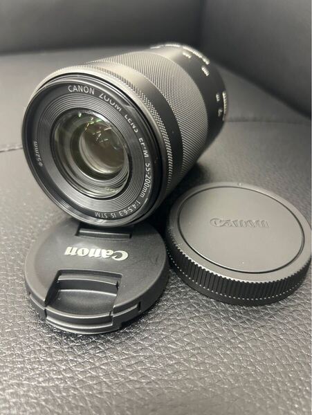 Canon キヤノン EF-M55-200mm F4.5-6.3 IS STM ブラック ミラーレス専用 望遠ズームレンズ