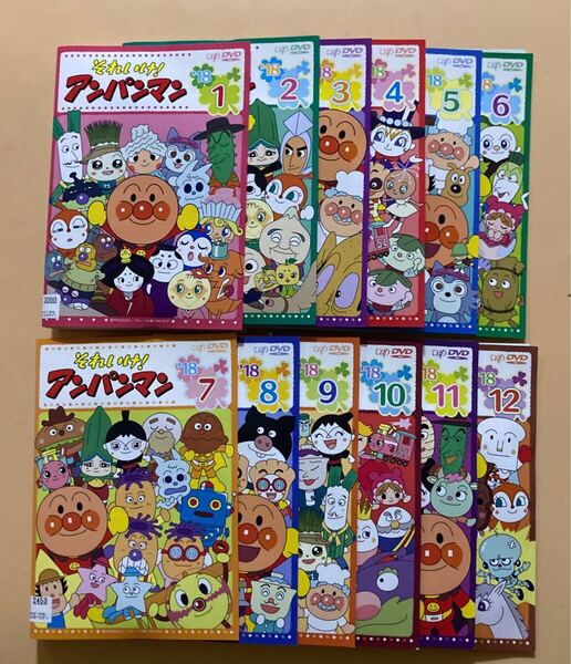 それいけ!アンパンマン '18 12巻全巻セット 管理番号24167 DVD レンタル落ち アニメ