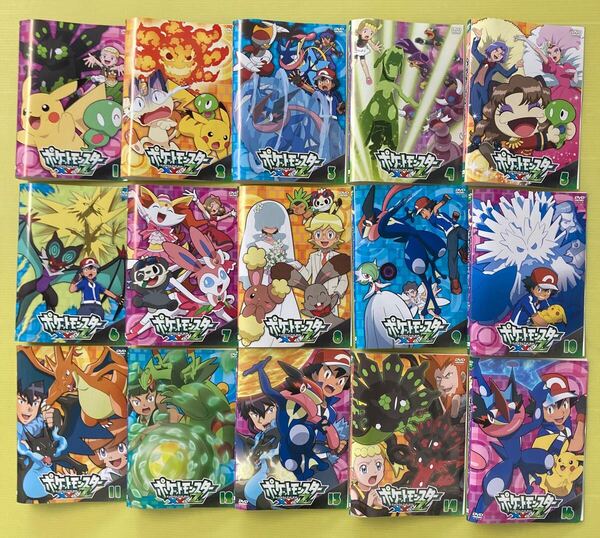 ポケットモンスターXY&Z 15巻セット(vol.15欠品) 管理番号36011 DVD レンタル落ち アニメ 未完